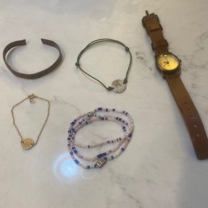 Bracelet & watch jewelry bundle